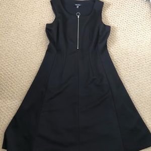 Nine West sleeveless black knit dress